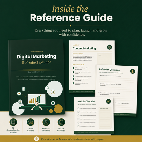 Digital Marketing & Product Launch Reference Guide
