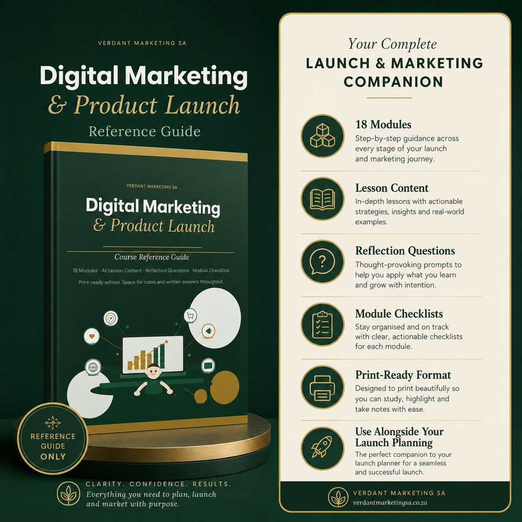 Digital Marketing & Product Launch Reference Guide